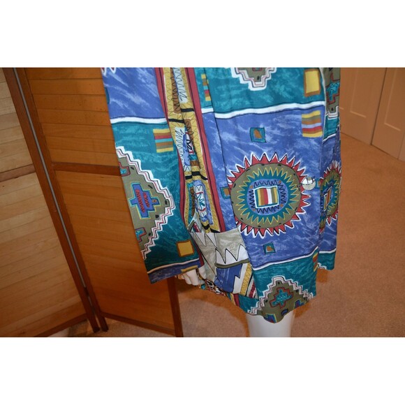 Vintage Blazer Aztec Rio Mod Oversize Style - Picture 4 of 6